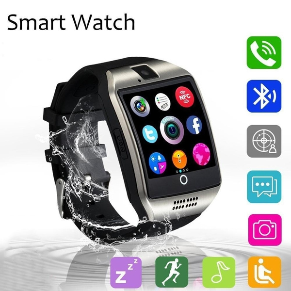 NFC Smart Watch Q18S Arc Clock With Sim TF Card Bluetooth