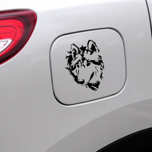 Highquality Wolf Head Decals Car Sticker Windshield Decal PVC Auto