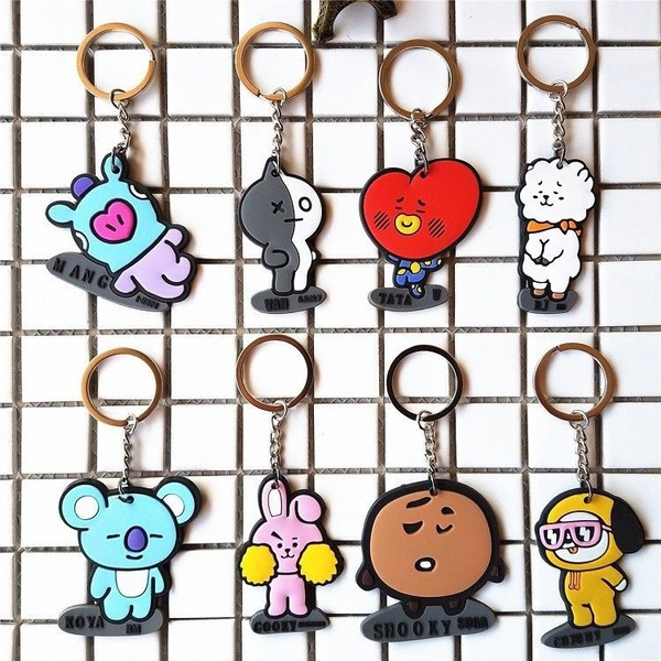 Cute BT21 Character Key Chain - Kpop Merchandise