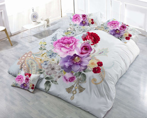 Gray, Flowers, luxury home, Home Decor