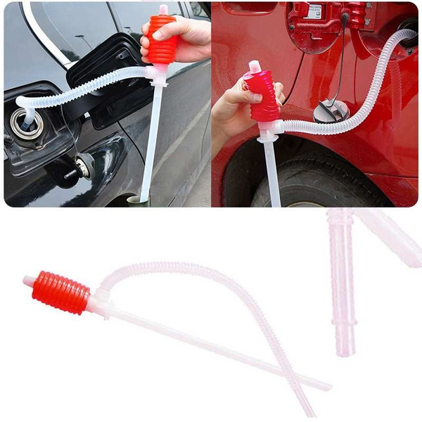 Gas Oil Syphon Transfer Hose Pump Portable Car Manual Hand Siphon Pump Hose 