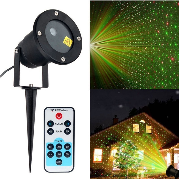 Christmas Light Projector Outdoor Spotlight Laser Lights with Remote Control
