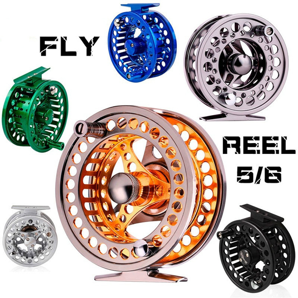Fishing Reel 5/6wt Aluminum Fly Fishing Reel Die Full Metal Casting CNC  Left/right Hand Fly Fishing Reels