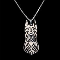 Jewelry, dogpendantnecklace, Pets, Metal