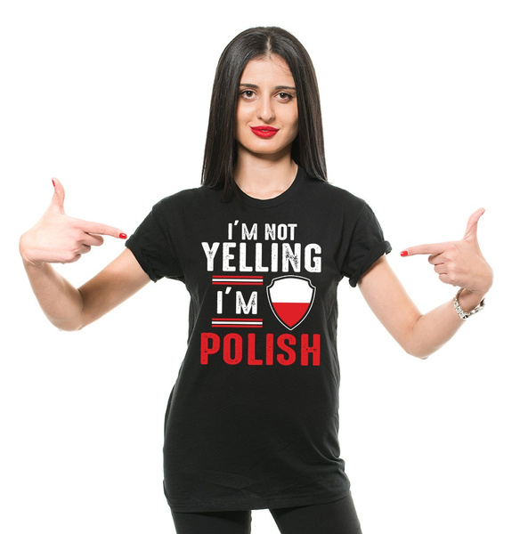 Poland T-Shirt Polish Wish | Nationality Birthday Tee Flag Graphic Gift Patriot Shirt Funny Poland