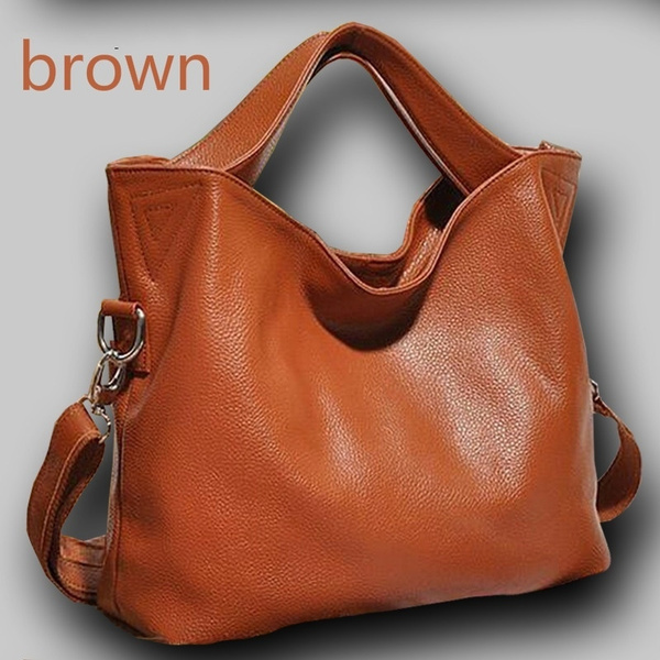 Amazon.com: Leather Handbags for Women Brown Leather Purse Top Handle  Handbags Crossbody Tote Purse Satchel Bags for Women(19095 Brown) :  Clothing, Shoes & Jewelry