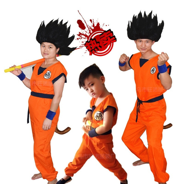 Kids Adult Special Sale Anime Dragon Ball Z GoKu Cosplay Costume Set Fancy  Party Clothing Send Shoes