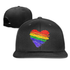 rainbow, Adjustable, unisex, snapback hat