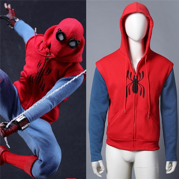 Spider man homecoming hoodie on sale suit