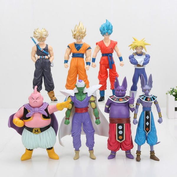 Dragon Ball Majin Buu Action Figures DBZ Super Saiyan Figure Set PVC  8PC/Set