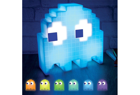 Pacman Ghost Lamp USB Pac-man Game Theme Colorful Decoration LED Night Light 