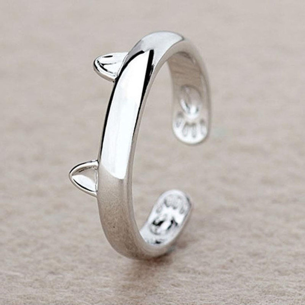 Bague Mignon Bijoux Chat Bague Pour Femmes Jeune Fille Enfant