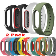 2x   Mi Band 2 Strap for Xiaomi MiBand 2 Bracelet Silicone Wristband Smart Band Replace Accessories for Xaomi MiBand2