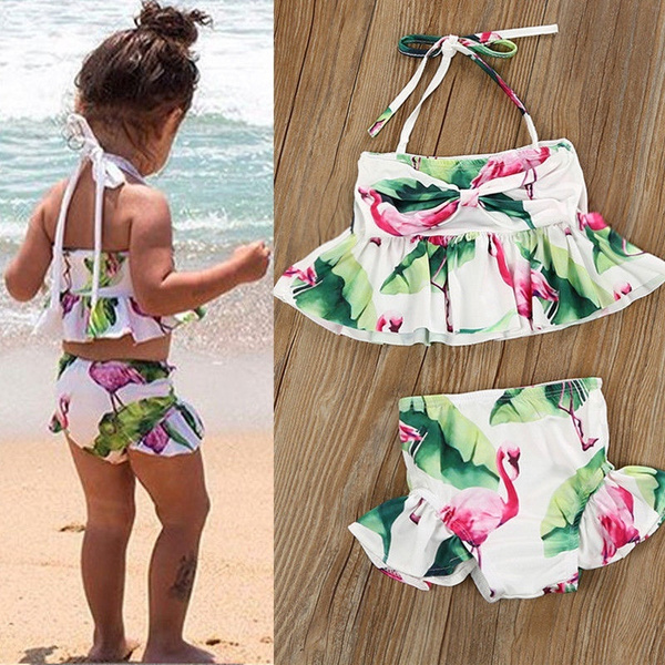 Kids flamingo sale bathing suit