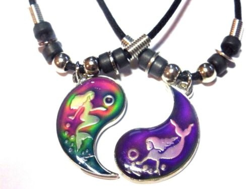 Mermaid on sale friendship necklace