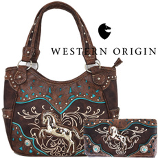brown, horse, Laser, women purse