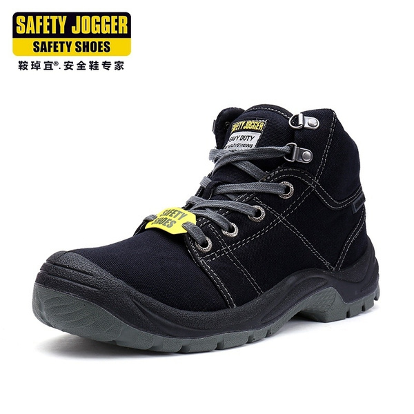 canvas safety boots