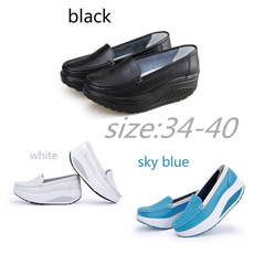 Plus Size, Genuine, Womens Shoes, leather