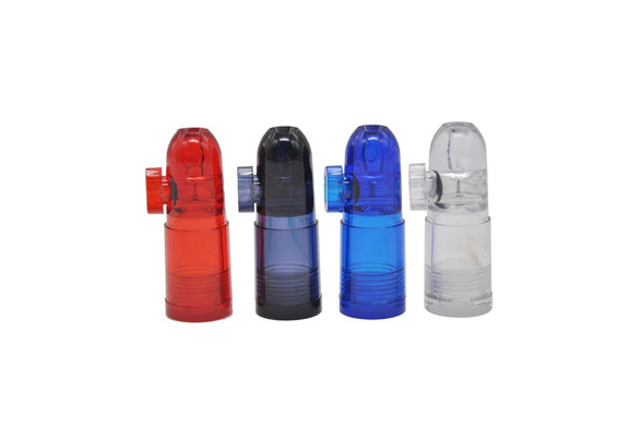 Buy The Print Dispensary Snuff Bullet Bottle with Spoon 4 Pack  7 Gram  Storage, Thick Glass, Smell Lock Seal, Acrylic Screw Top with Bump Spoon -  Snuff Sniffer Container Online at desertcartHong Kong