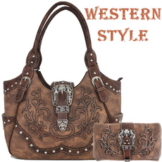 brown, women purse, westernstylehandbag, Cowgirl