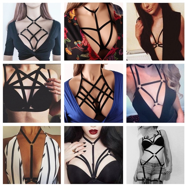 Womens Fashion Sexy Body Harness Lingerie Belt Elastic Strappy Tops Cage  Enamor Bra Online Goth Harajuku Bustie Exotic Appare Bondage Harness From  Jiangzhutian, $14.71