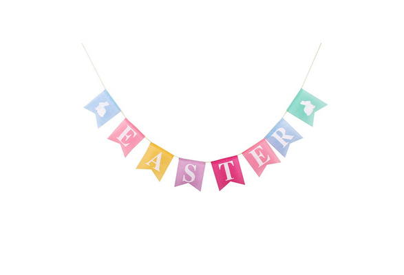 Chou 2Pcs Colorful Happy Easter Banners Easter Burlap Banner Easter Bunny Bunting Garland Easter Decorations for Home Easter Chou 2Pcs Colorful Happy Easter Banners Easter Burlap Banner Easter Bunny Bunting Garland Easter Decorations for Home Easter