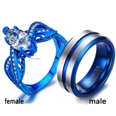 Couple Rings, Blues, wedding ring, bluering