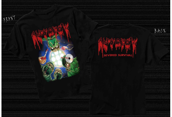 AUTOPSY-Severed Survival-Death metal-Death-Obituary S to 7XL T-shirt-SIZES 