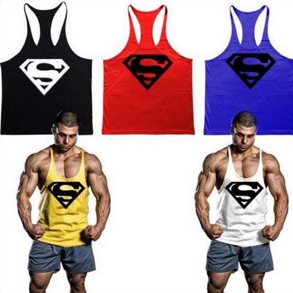 Superman sleeveless outlet t shirt