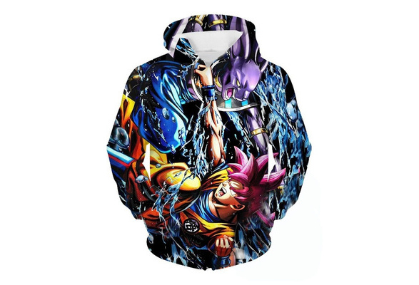 Goku SSJ Blue VS Goku Black Hoodie • SuperSaiyanShop