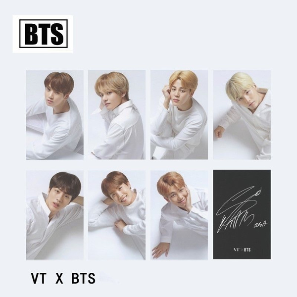 6pc BTS x VT store photocard