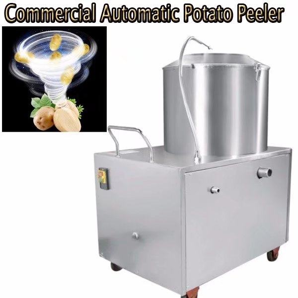 Commercial Potato Peeler Automatic Sweet Potato Peeling &Cleaning machine  1500W 15-20KG