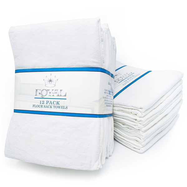  12 Pack Flour Sack Kitchen Towels - Kitchen Towels