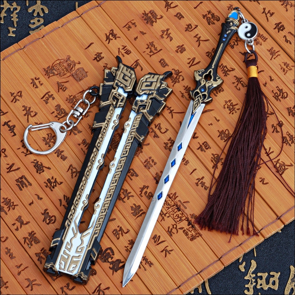 Metal Ancient Sword Model Key Chain Pendant Bag Pendant Funny Key Chain -  Temu