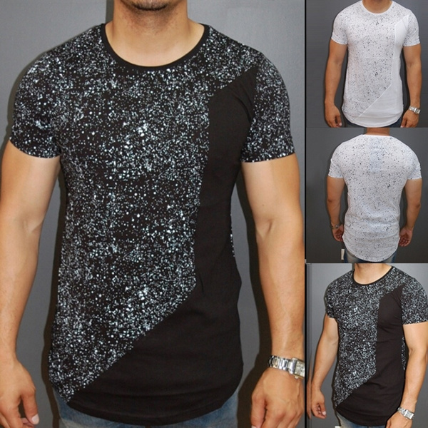 sequin t shirt for men