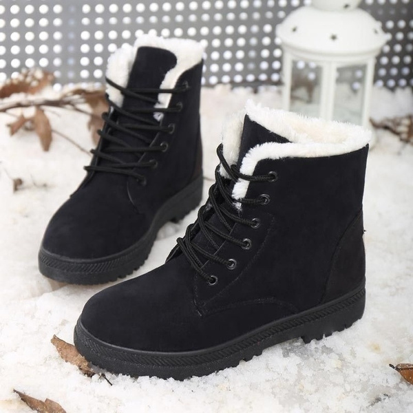 short winter snow boots