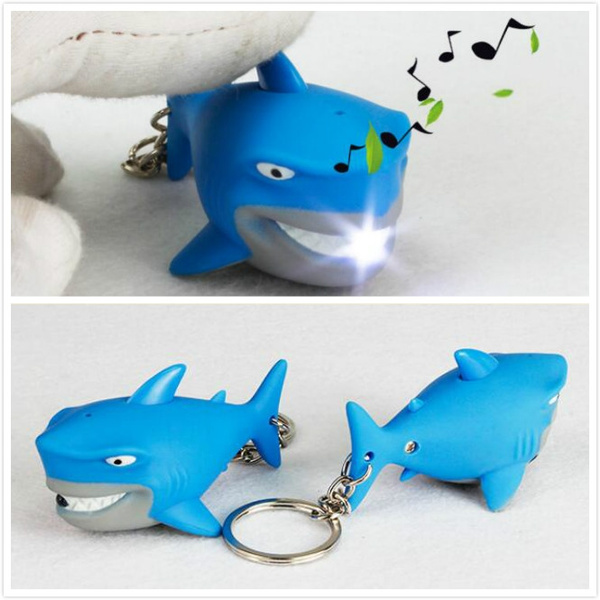 Frog Sound LED Light Keychain - Ziya Blue