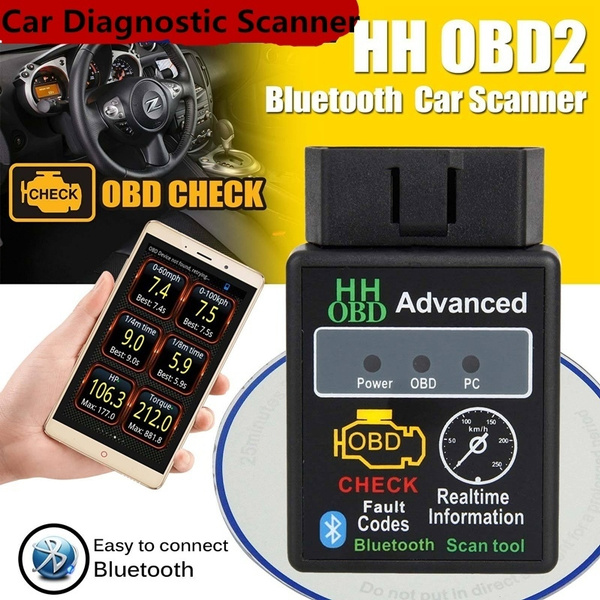 OBD2 ELM327 Bluetooth Car Scanner Android Torque Auto Diagnostic Scan Tool  V2.1