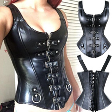 faux leather, Women, Goth, Plus Size