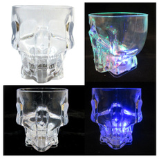 led, skull, lights, Plastic