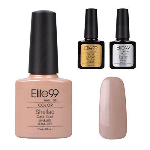 Melodramatisch Intiem korting 3 Pcs /set Elite99 UV Nude Nagellack Gel Polish Farbgel Nagelgel Base Top  Coat Set | Wish