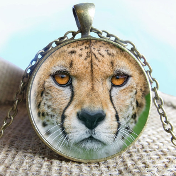 cheetah pendant