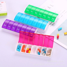 Medicine Weekly Storage Pill 7 Day Tablet Sorter Box Container Case Organizer