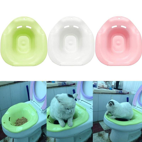 Cat Toilet Training Kit Cleaning System Kitty Pets Potty Urinal Litter Tray MGA