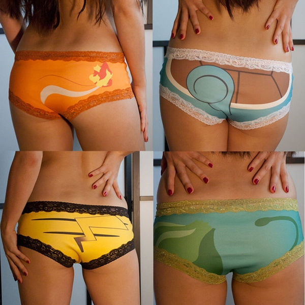 Pokemon Go Sexy Women Panties Briefs Bikini Knickers Underwear