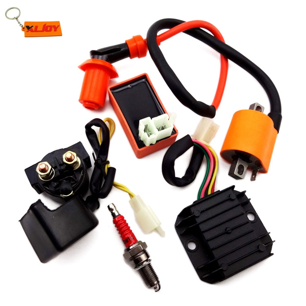 Kit Accensione Completo Per ATV Quad 150cc 250cc | Bobina, CDI 6 Pin, Regolatore 4 Pin E Relè 2 Pin | Ricambio Durevole - 3