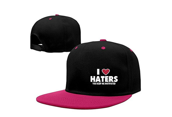 I Love Haters You Keep Me Motivated Snapback Hip Hop Baseball Cap Hat Wish