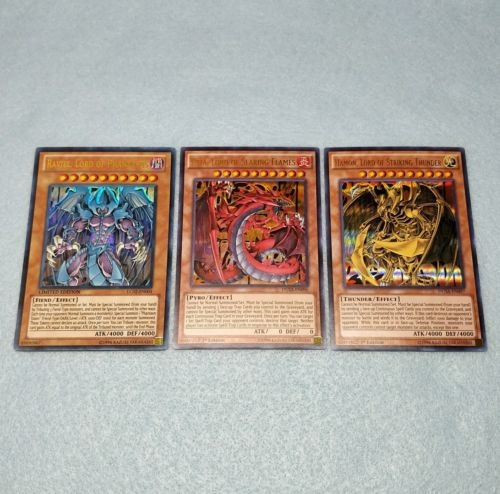 yugioh god cards secret rare Amazon.com: Yu Gi Oh Legendary Collection Ultra Rare God Card Set of 3 Egyptian  God Cards Slifer, Obelisk Ra (Limited Edition) Ultra Rare Version : Toys &  Games