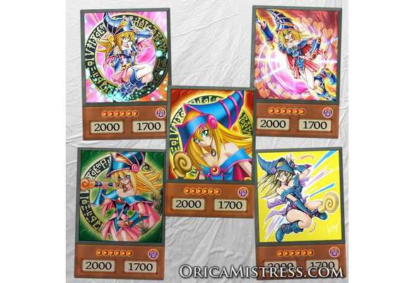 show original title Details about   YuGiOh Orica Mana the Dark Magician Girl Holo Foil Custom Anime Card Holographic 