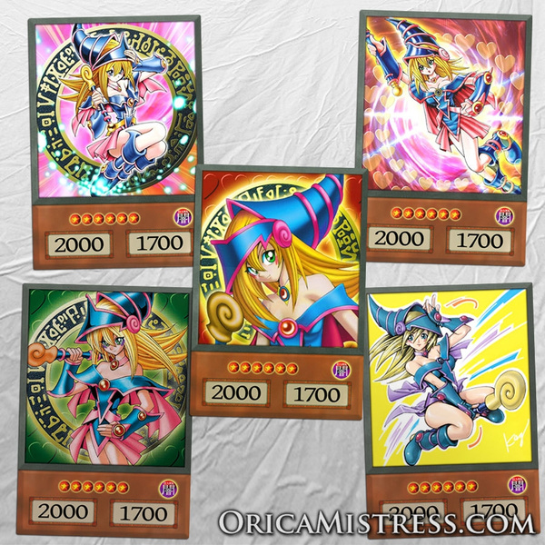 YuGiOh Orica Little Dark Magician Girl Holo Foil Custom Anime Card Holographic